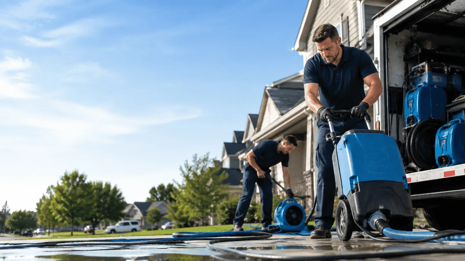 Basement Flooding being performed in Lake Saint Louis, MO